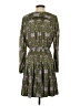 Current Air 100% Polyester Paisley Green Casual Dress Size S - photo 2
