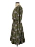 Current Air 100% Polyester Paisley Green Casual Dress Size S - photo 5