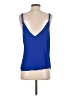 Shein 100% Polyester Blue Sleeveless Top Size 4 - photo 2
