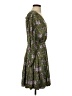 Current Air 100% Polyester Paisley Green Casual Dress Size S - photo 4