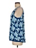 Lilly Pulitzer 100% Polyester Blue Sleeveless Blouse Size M - photo 5