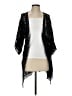 Coco + Carmen 100% Cotton Black Kimono Size S - photo 1