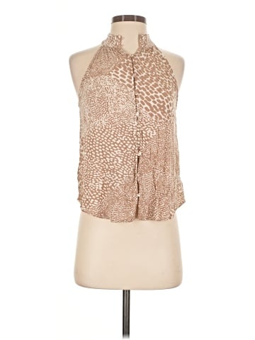 Express Sleeveless Button-Down Shirt (view 1)