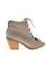 Eileen Fisher 100% Leather Gray Ankle Boots Size 11 - photo 1