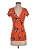 Boden Orange Short Sleeve Top Size 4 - photo 1