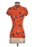 Boden Orange Short Sleeve Top Size 4 - photo 2