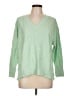 Lou & Grey 100% Cotton Green Pullover Sweater Size L - photo 1