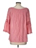 Cato Pink 3/4 Sleeve Blouse Size L - photo 2