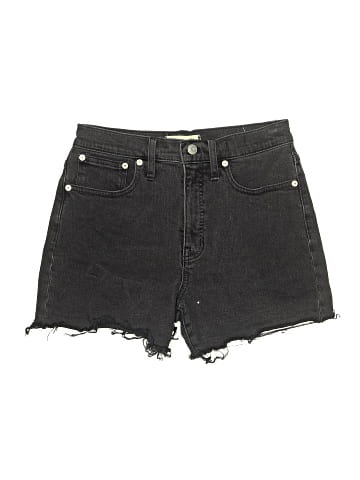 Madewell High-Rise Denim Shorts in Lunar Wash (view 1)