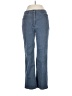 Nordstrom Chevron-herringbone Blue Jeans Size 12 - photo 1