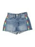 Point Sur 100% Cotton Blue Denim Shorts Size 25 waist - photo 1