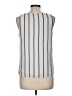 Emma & Olivia 100% Polyester Silver Sleeveless Blouse Size M - photo 2