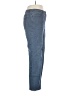 Nordstrom Chevron-herringbone Blue Jeans Size 12 - photo 4