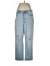 Madewell 100% Cotton Hearts Blue Jeans Size 30 waist - photo 1