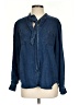 Rails 100% Lyocell Blue Long Sleeve Button-Down Shirt Size S - photo 1