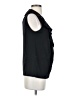 Diane von Furstenberg 100% Polyester Black Sleeveless Blouse Size 0 - photo 4