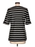 Style&Co Stripes Black Short Sleeve Top Size L - photo 2