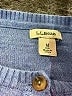 L.L.Bean Blue Long Sleeve Top Size M - photo 7