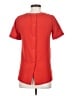 Madewell 100% Polyester Red Industry Button-Back Top Size XXS - photo 2