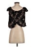 Forever 21 100% Rayon Black Short Sleeve Top Size S - photo 2
