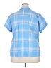 Eddie Bauer Blue Short Sleeve Blouse Size XXL - photo 2