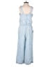 Ann Taylor LOFT 100% Lyocell Solid Blue Jumpsuit Size XS (petite) - photo 2