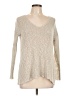 Ye Mak Sweaters 100% Acrylic Metallic Tan Pullover Sweater Size L - photo 1