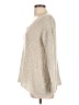 Ye Mak Sweaters 100% Acrylic Metallic Tan Pullover Sweater Size L - photo 5