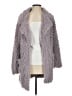 Hyfve 100% Polyester Gray Faux Fur Jacket Size S - photo 1