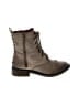 Lucky Brand 100% Leather Solid Tan Brown Ankle Boots Size 5 1/2 - photo 1