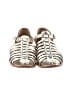 Tory Burch 100% Leather Metallic Silver Sandals Size 8 - photo 2