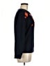 J.Crew 100% Cotton Floral Black Pullover Sweater Size M - photo 4
