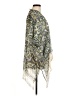 BECCA® by Rebecca Virtue 100% Polyester Silver Kimono Size M - photo 4
