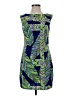 Trina Turk Graphic Blue Cocktail Dress Size 2 - photo 1