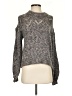 Madewell Tweed Gray Pointelle Bubble-Sleeve Pullover Sweater Size XS - photo 1