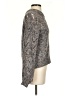 Madewell Tweed Gray Pointelle Bubble-Sleeve Pullover Sweater Size XS - photo 4
