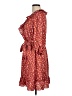 Ann Taylor 100% Polyester Hearts Red Casual Dress Size 8 - photo 5
