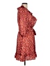 Ann Taylor 100% Polyester Hearts Red Casual Dress Size 8 - photo 4