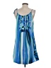 BCBGMAXAZRIA 100% Polyester Tropical Blue Casual Dress Size S - photo 2