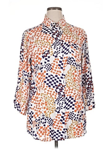 CAbi 3/4 Sleeve Button-Down Shirt (view 1)