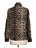 Racheal 100% Rayon Animal Print Brown Long Sleeve Blouse Size L - photo 2