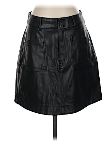 Madewell Vegan Leather A-Line Mini Skirt (view 1)