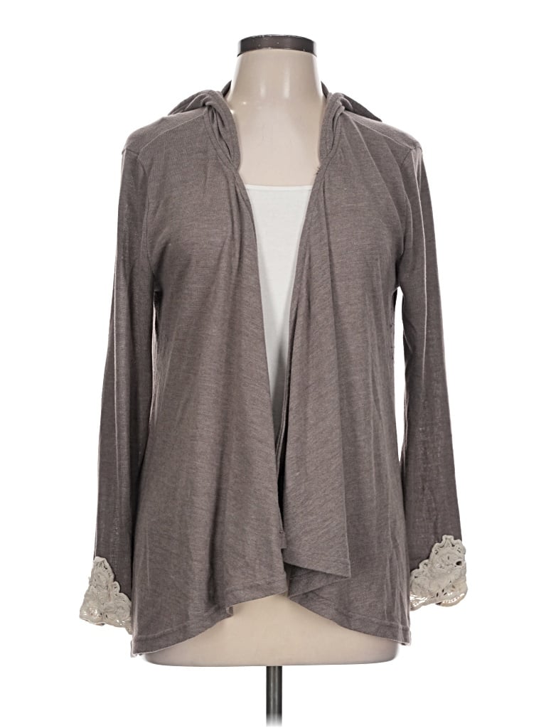 Pre-owned Umgee Cardigan Sweater In Gray