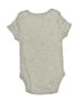 Cloud Island Solid Gray Short Sleeve Onesie Size 3-6 mo - photo 2