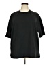 Unbranded Solid Black 3/4 Sleeve T-Shirt Size XXL - photo 1