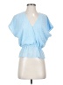 Abbeline Blue Short Sleeve Blouse Size XS - photo 1