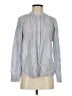 Rails Stripes Green Long Sleeve Blouse Size S - photo 1