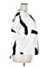 Unbranded 100% Polyester Graphic White Short Sleeve Blouse Size XXL - photo 4