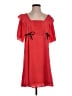 Free People 100% Polyester Red Casual Dress Size S - photo 1
