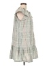 Ann Taylor LOFT Plaid Gray Casual Dress Size L (petite) - photo 4